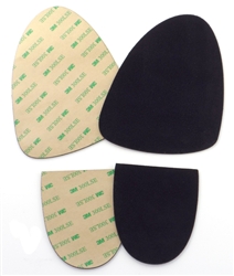 SUEDE-M Stick-on Suede Sole kit with industrial-strength adhesive backing, medium size, avail. in black, light tan, light gray